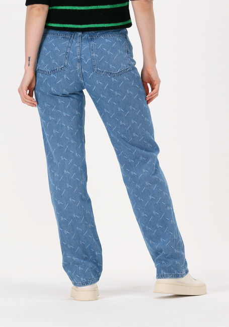 Blauwe GESTUZ Mom jeans LUVINA HW JEANS - large