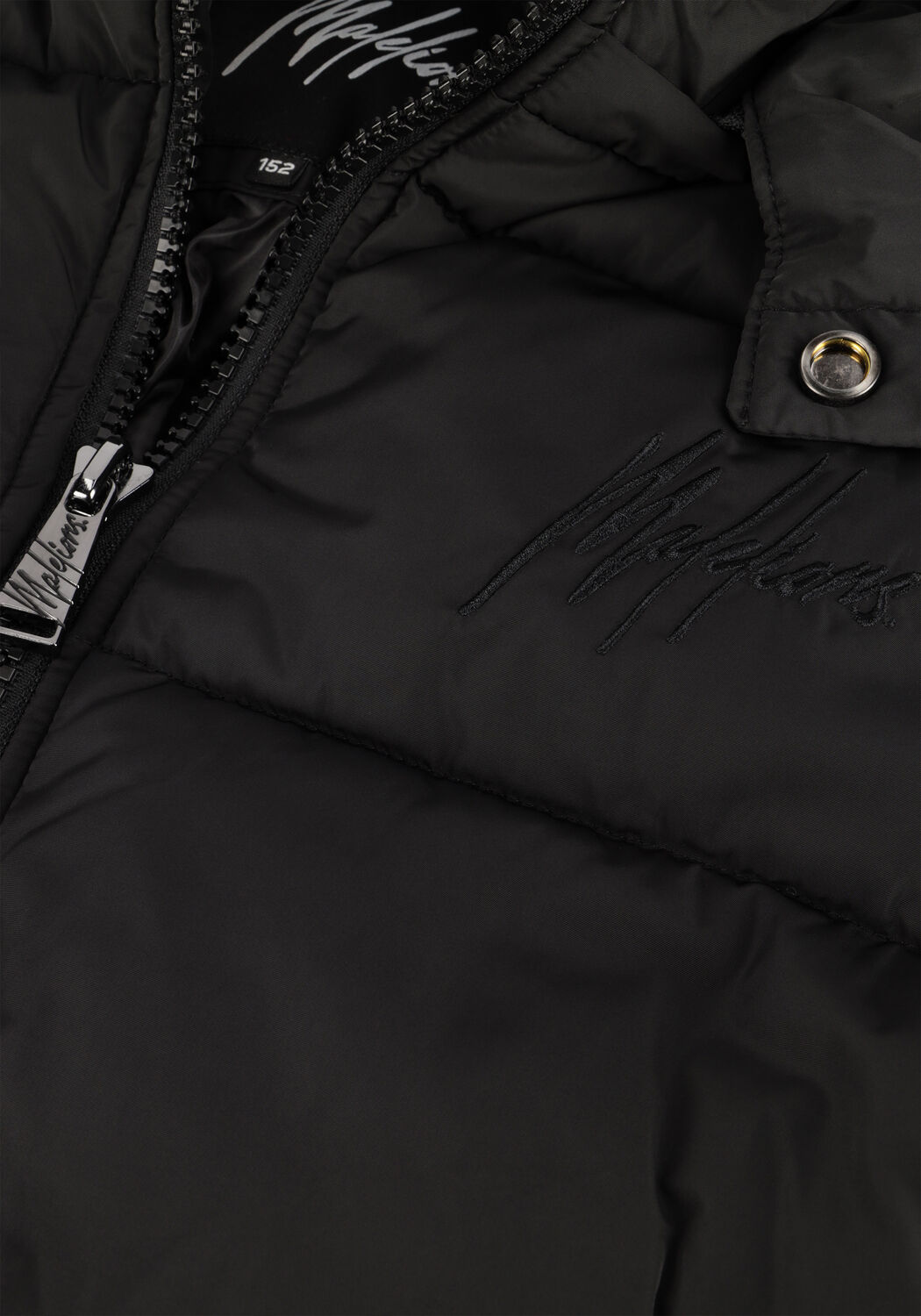 Zwarte MALELIONS Gewatteerde jas DONN PUFFER - large