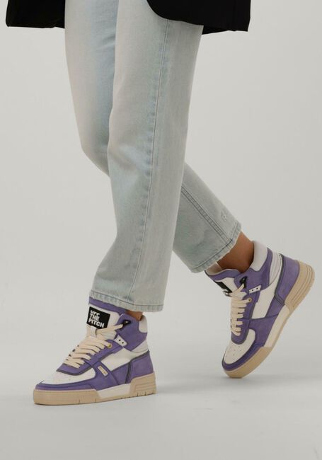 Paarse OFF THE PITCH Hoge sneakers BASKETA HI DAMES - large