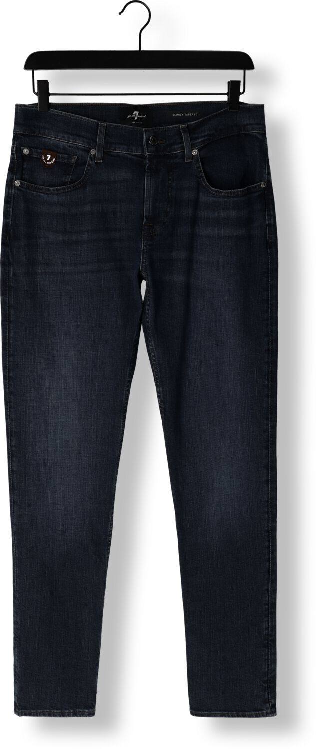 7 FOR ALL MANKIND Heren Jeans Slimmy Tapered Special Editon Stretch Tek Comma Donkerblauw