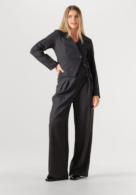 Donkergrijze NEO NOIR Blouses SIMMI EYELET BLOUSE - large