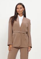 DANTE6 ZERIN STUDDED BELT BLAZER - medium