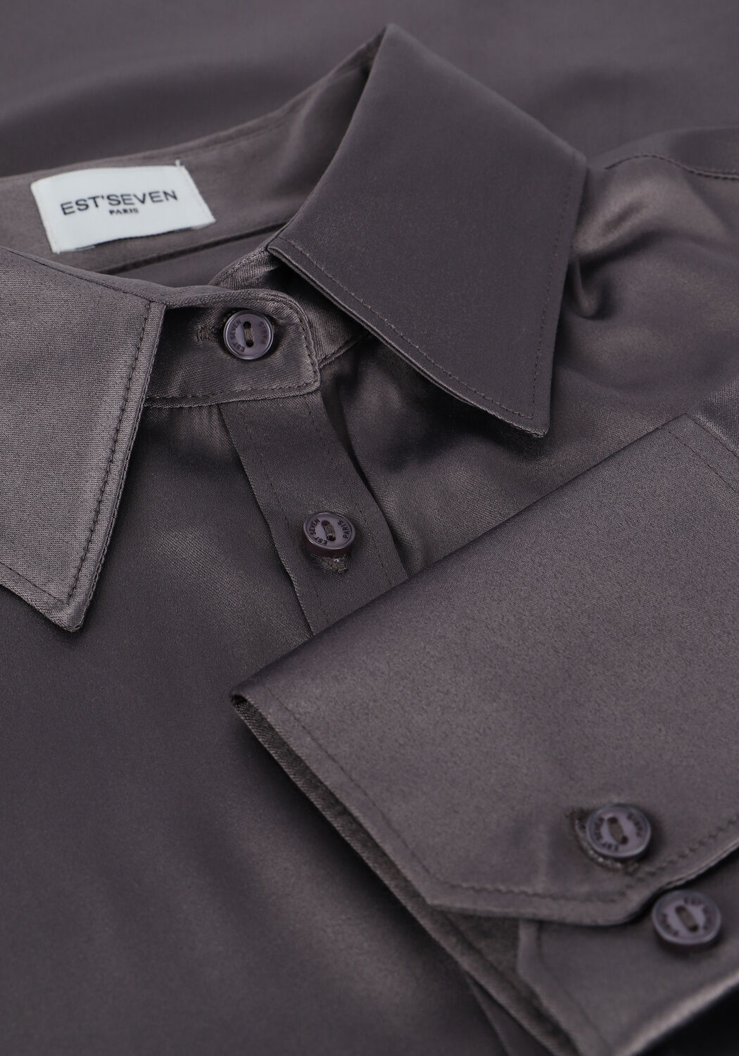 Grijze EST'SEVEN Blouses EST'CHEMISIER BLOUSE BOW - large