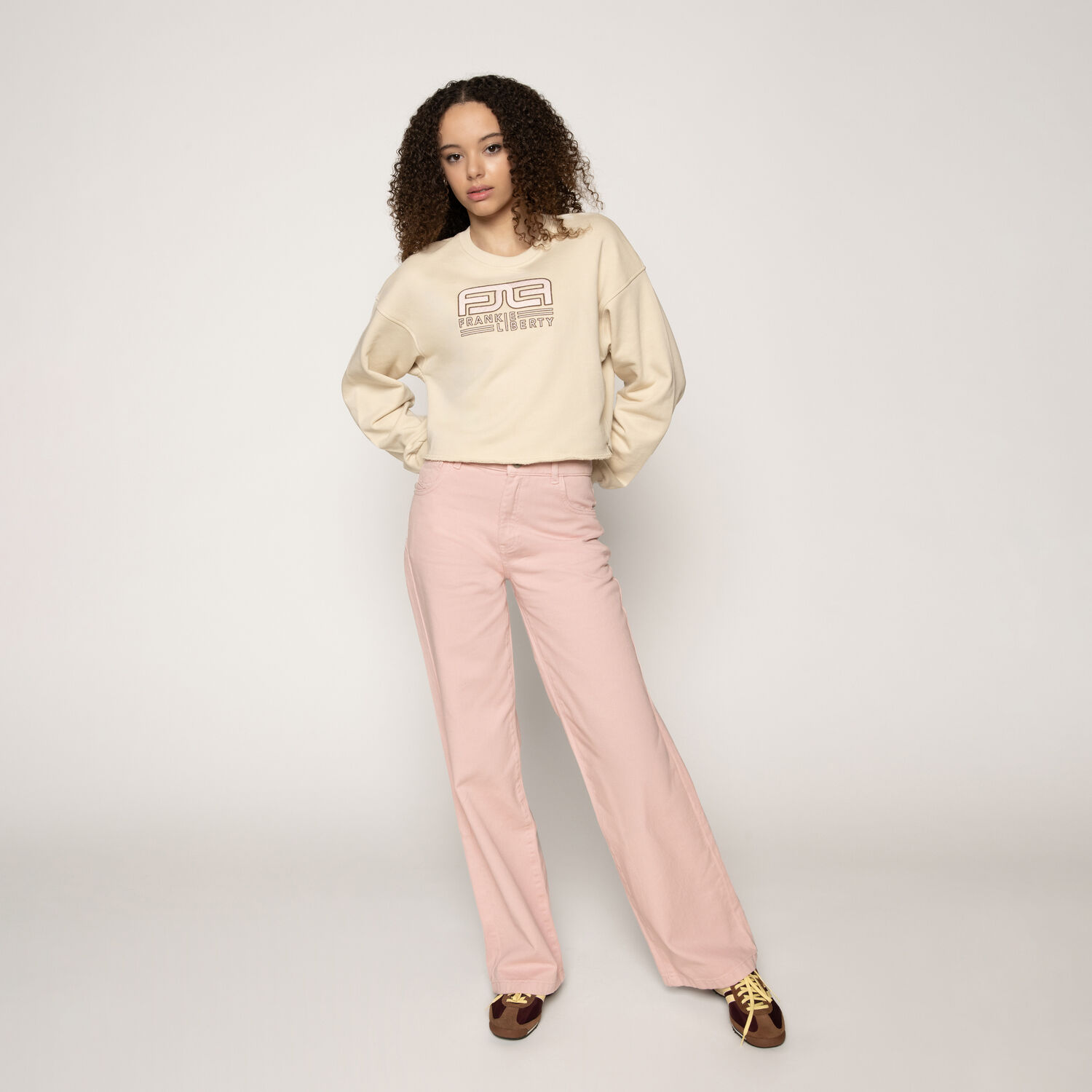 FRANKIE & LIBERTY Meisjes Truien & Vesten Rebel Sweatshirt Ecru
