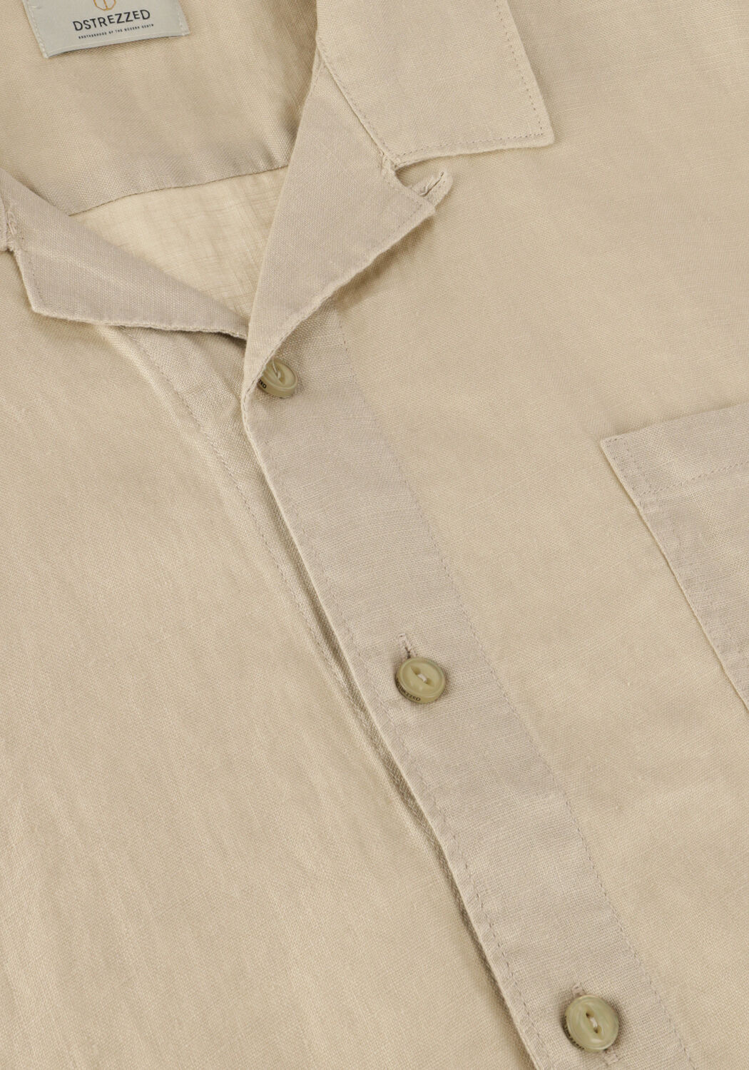 Zand DSTREZZED Casual overhemd RESORT SHIRT LINEN - large