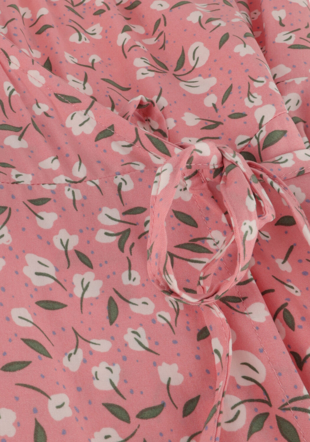 Lichtroze OBJECT Midi jurk OBJEMA ELISE S/S LONG WRAP DRESS - large