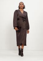 Bruine LINA LOCCHI Midi jurk LL-BEA