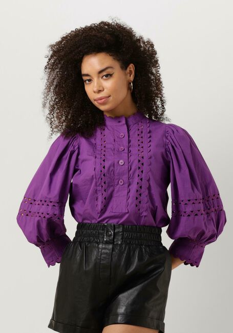 Paarse ANTIK BATIK Blouses RODA BLOUSE - large
