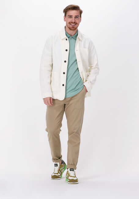 Groene SELECTED MEN Polo SLHFAVE ZIP SS POLO B - large