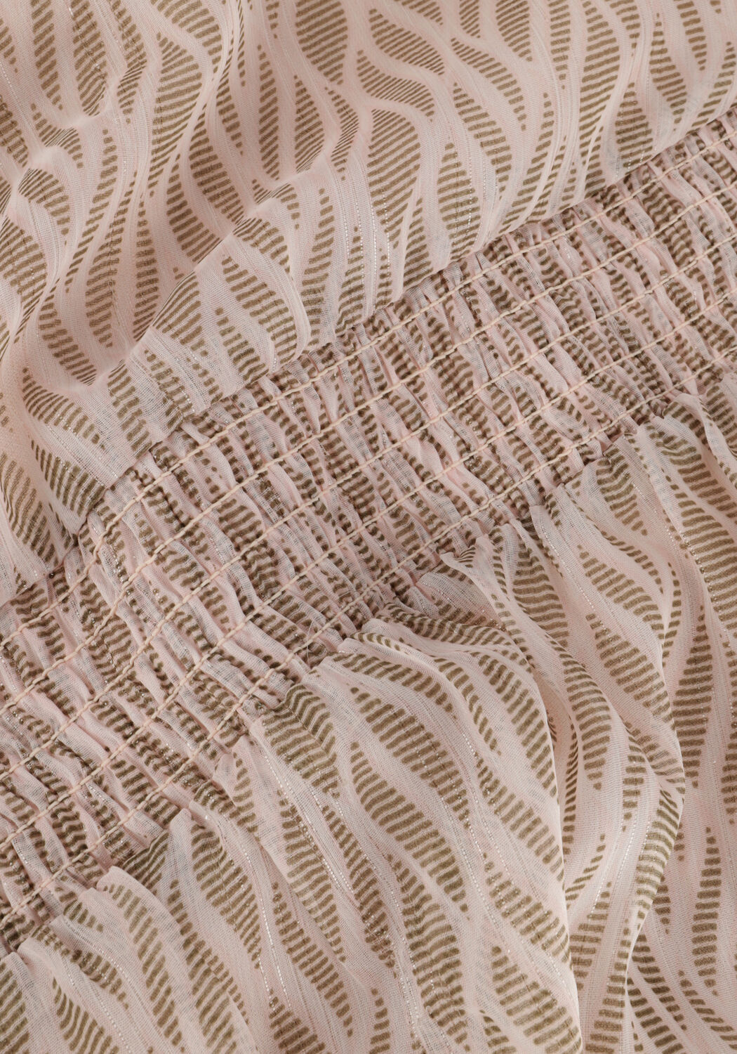 Beige NEO NOIR Midi jurk JOOLS GRAPHIC FIRE DRSS - large