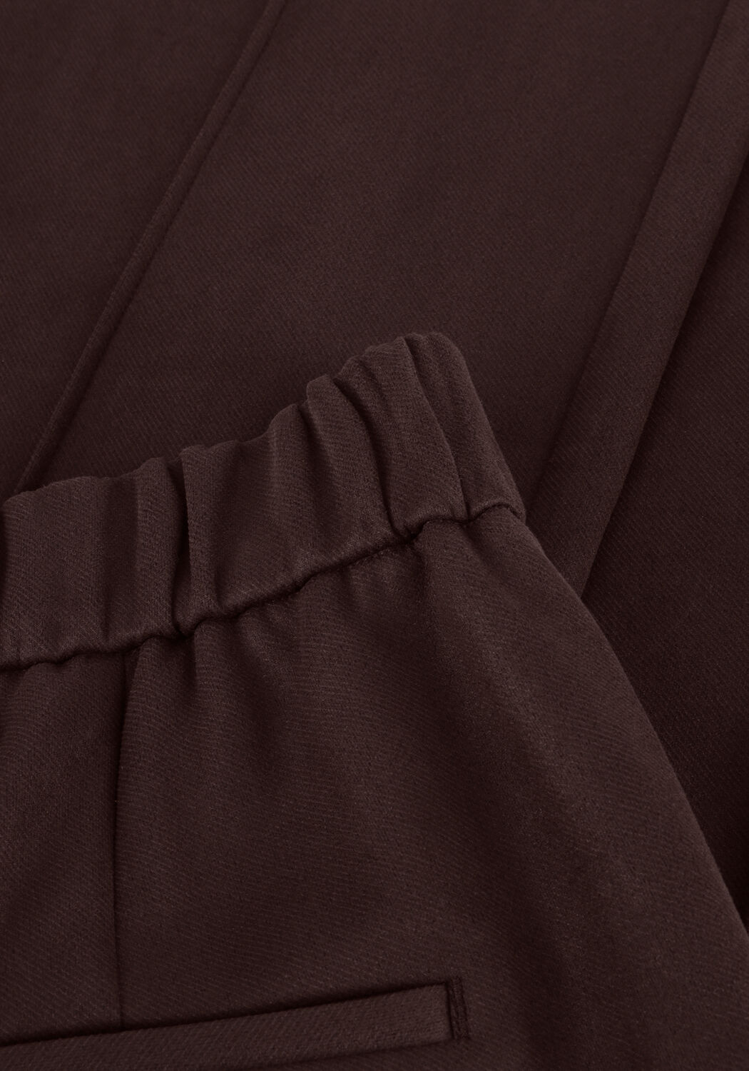 Bruine NUKUS Flared broek JILL PANTS SUEDINE - large