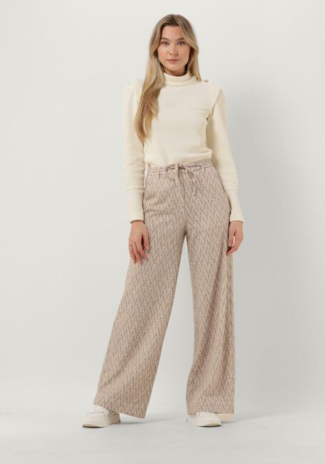 Bruine VANILIA Pantalon ZIG ZAG SPARKLE - large