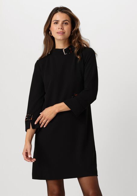Zwarte ANA ALCAZAR Mini jurk A SHAPED DRESS CLASP - large