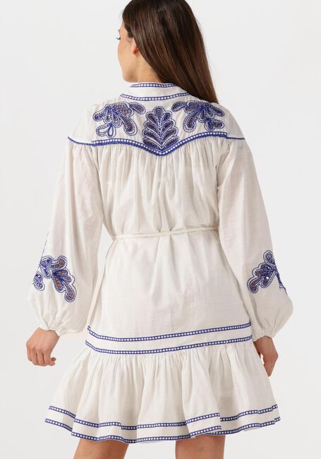 Witte SCARLETT POPPIES Mini jurk ZILLENIA DRESS - large