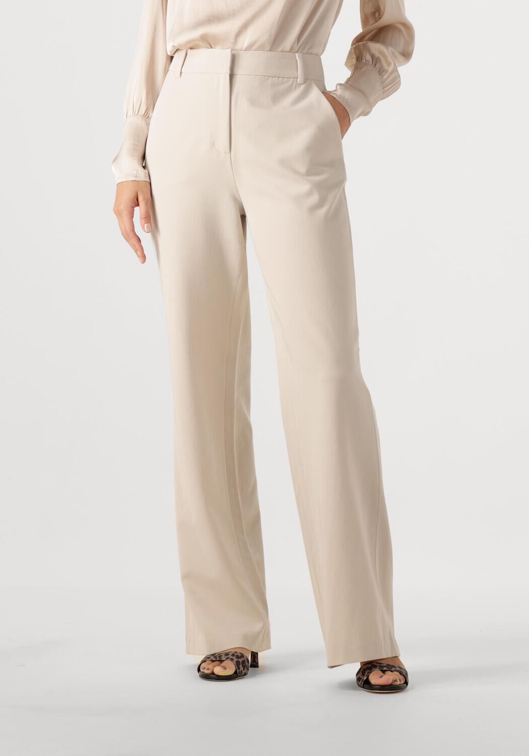 Freebird Beige Lolani Blend Broek Beige Dames