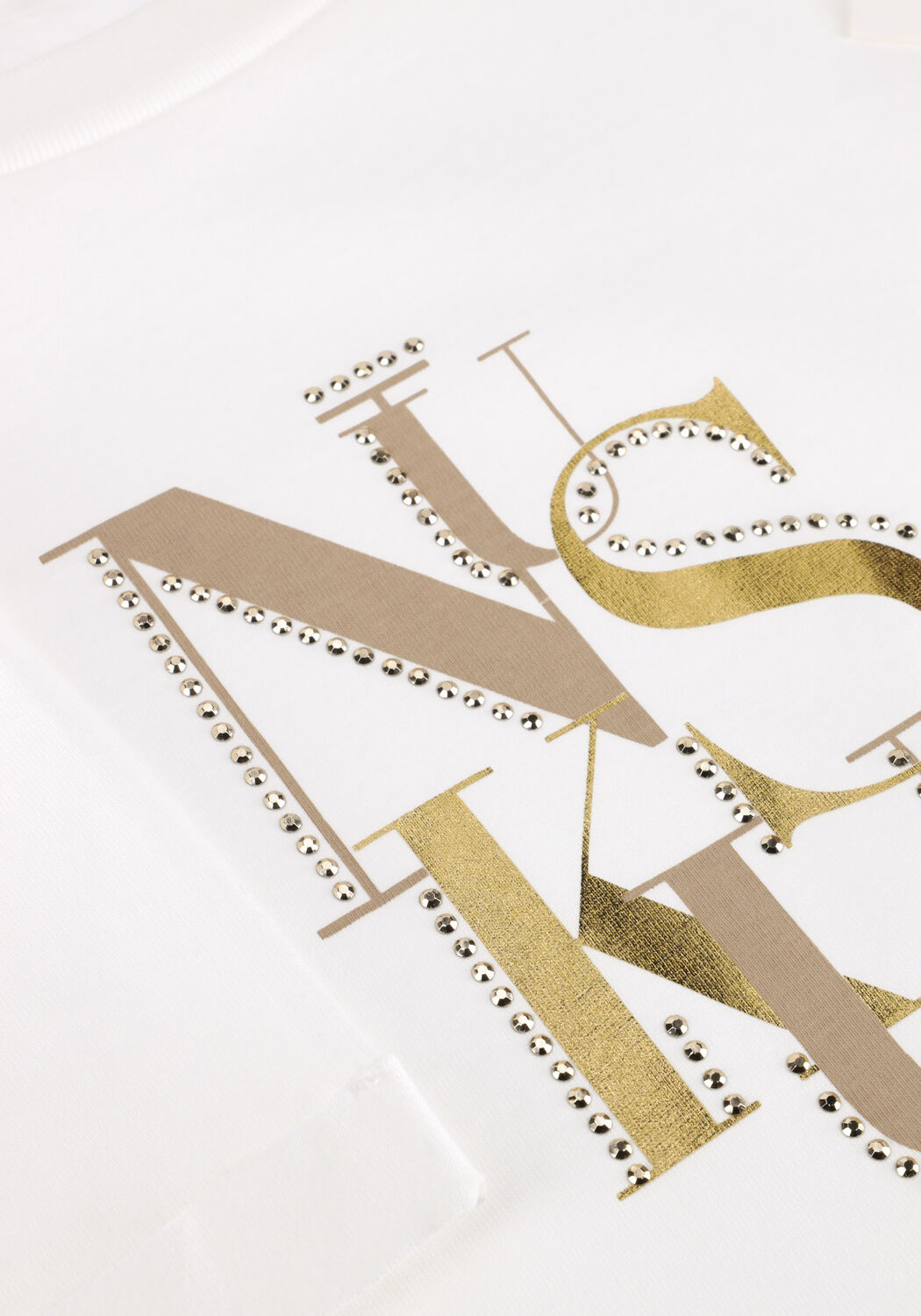 Witte NUKUS Top ROWENA SHIRT - large