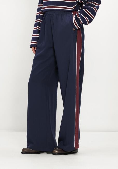 Donkerblauwe CATWALK JUNKIE Wijde broek TRACKSUIT TROUSERS WITH PIPING - large
