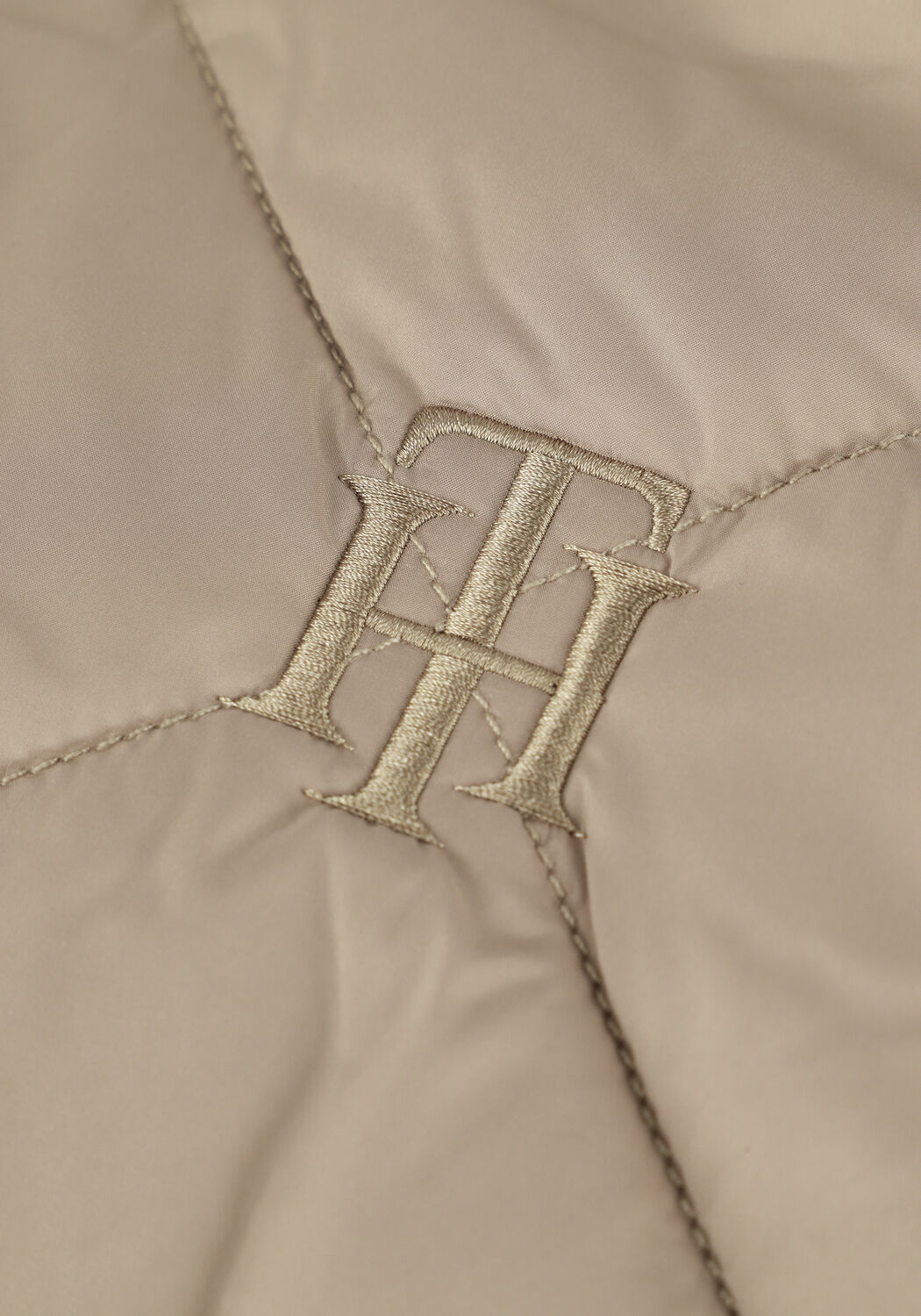 Beige TOMMY HILFIGER Jack QUILTED BOMBER JACKET - large