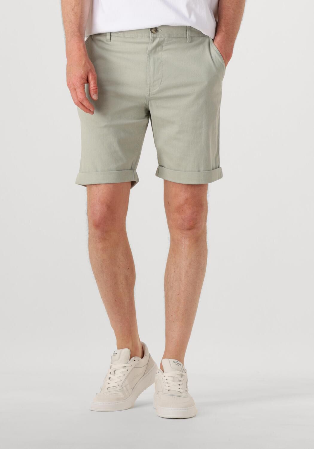 Selected Homme Slim fit korte broek met structuurmotief model 'LUTON'