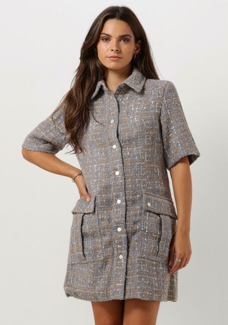 Zand SECOND FEMALE Mini jurk LILJE DRESS - large