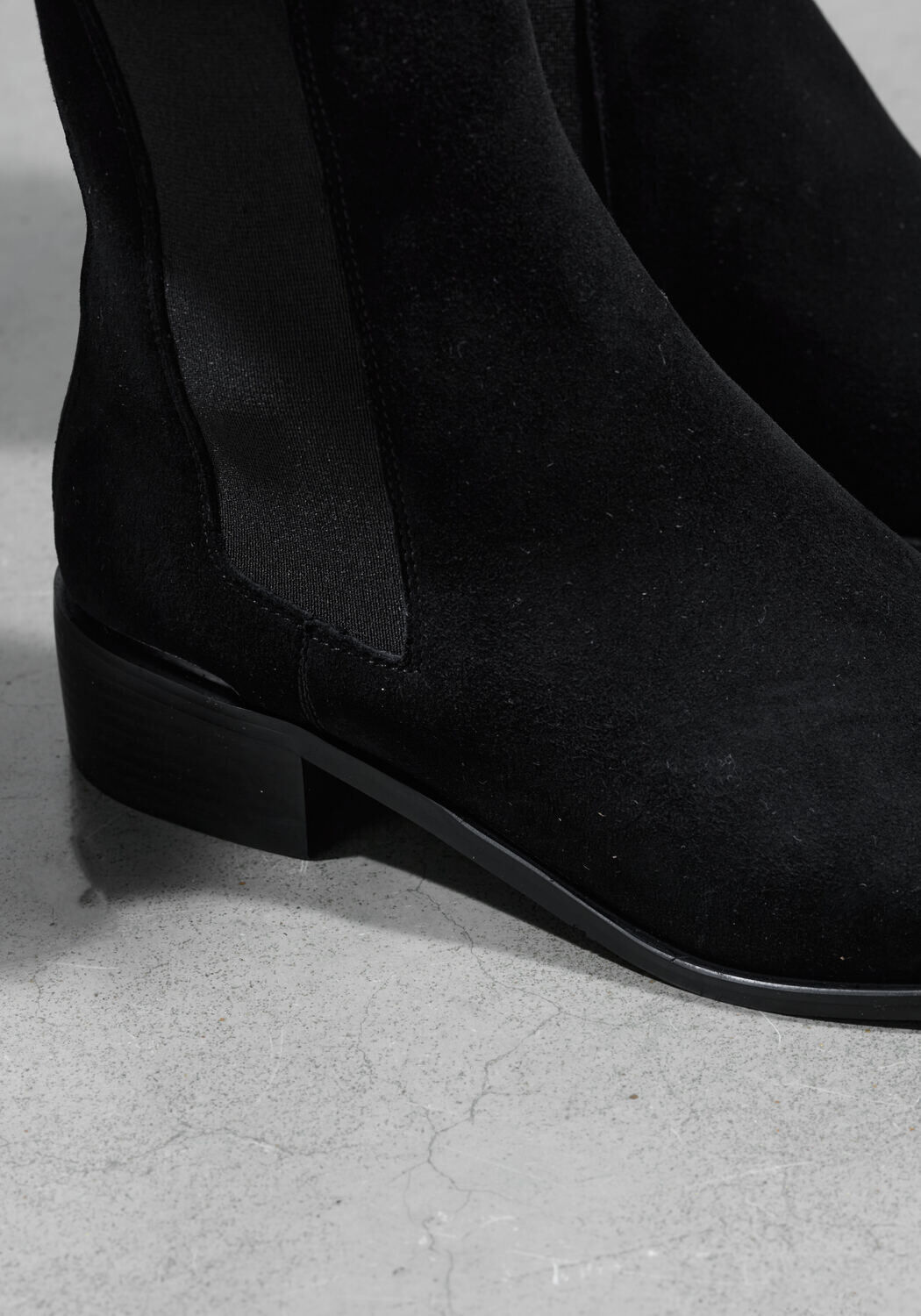 Zwarte STEFANO LAURAN Chelsea boots BOTIN PLANO - large