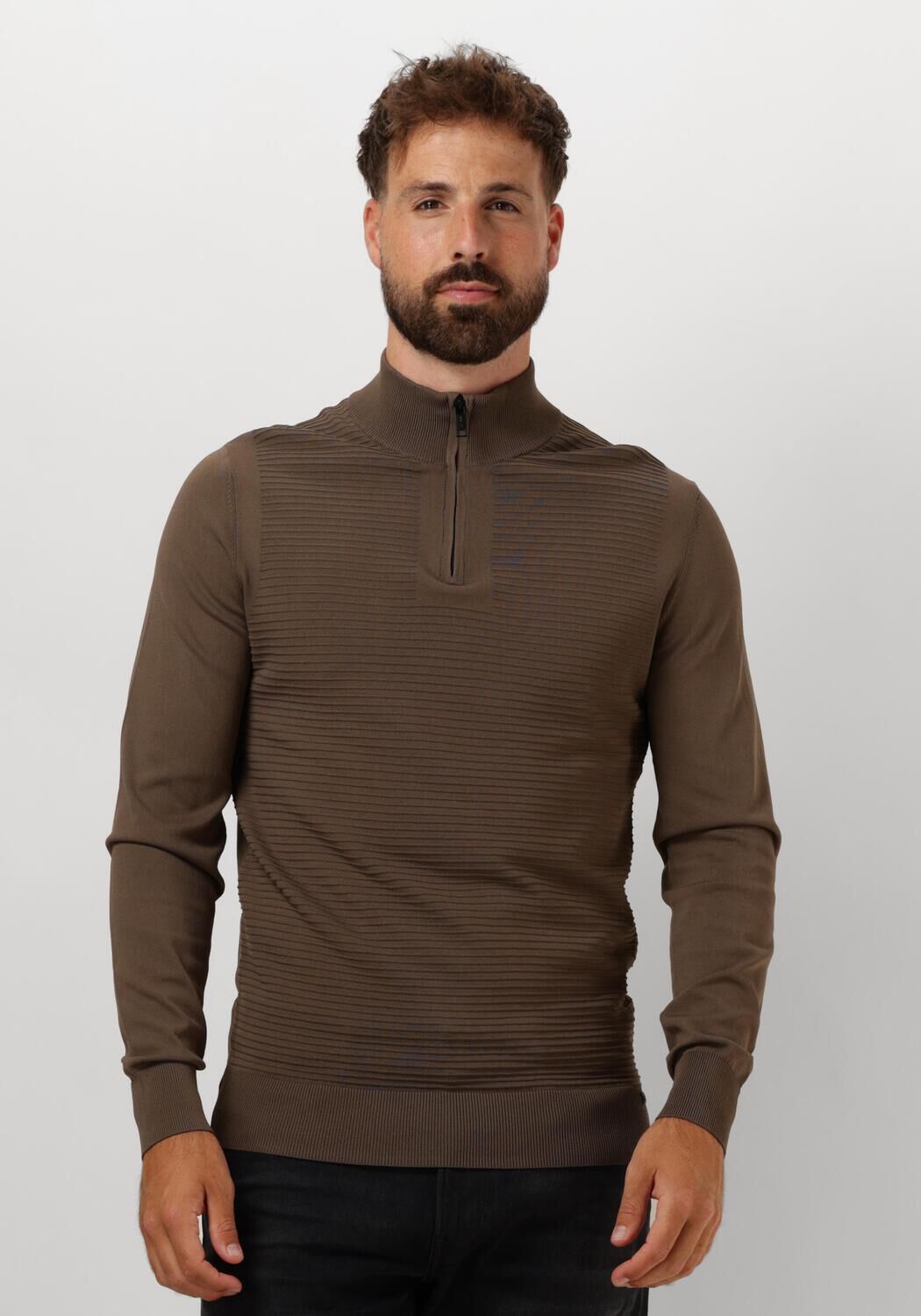 GENTI Heren Truien & Vesten K1146-3260 Bruin