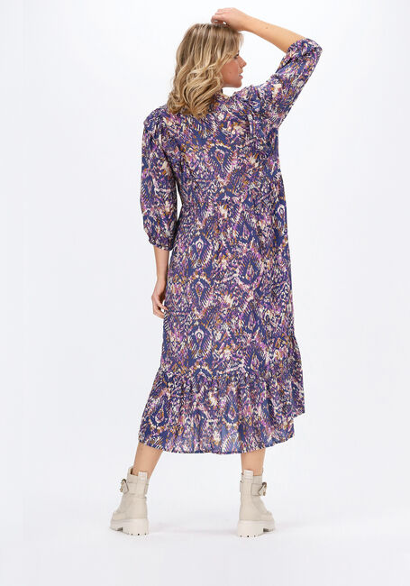 Paarse LOLLYS LAUNDRY Midi jurk CANA DRESS - large