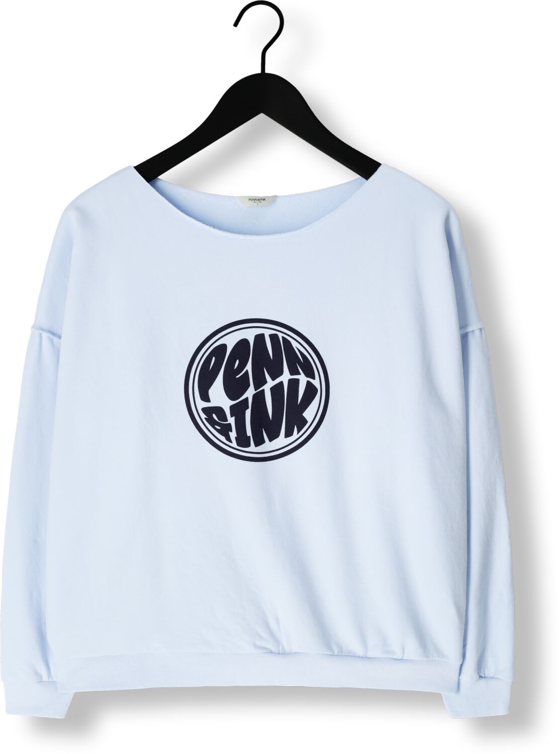 PENN & INK Dames Truien & Vesten Sweater Print Lichtblauw