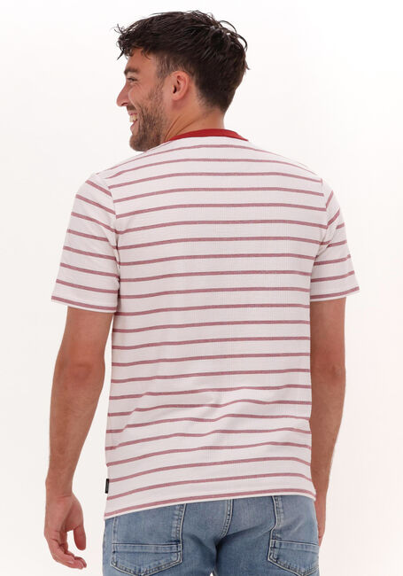 Rode SCOTCH & SODA T-shirt WAFFLE JERSEY BRETON T-SHIRT - large