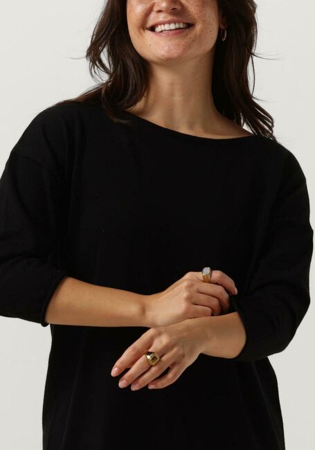 Zwarte PENN & INK Midi jurk W23B217 - large