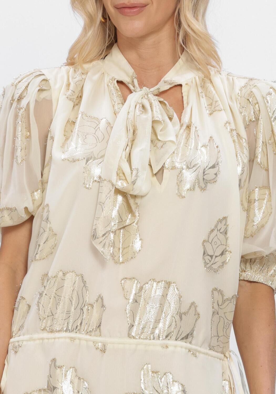 Beige JOSH V Mini jurk FIORE - large