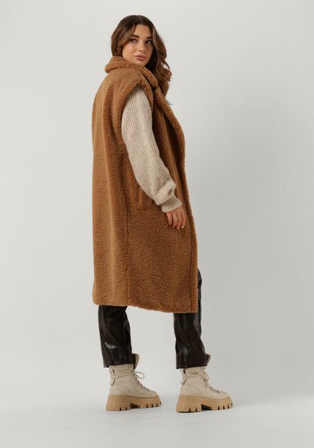Camel NOTRE-V Gilet TEDDY GILET - large