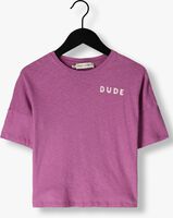 Paarse Sproet & Sprout T-shirt T-SHIRT LINEN DUDE - medium
