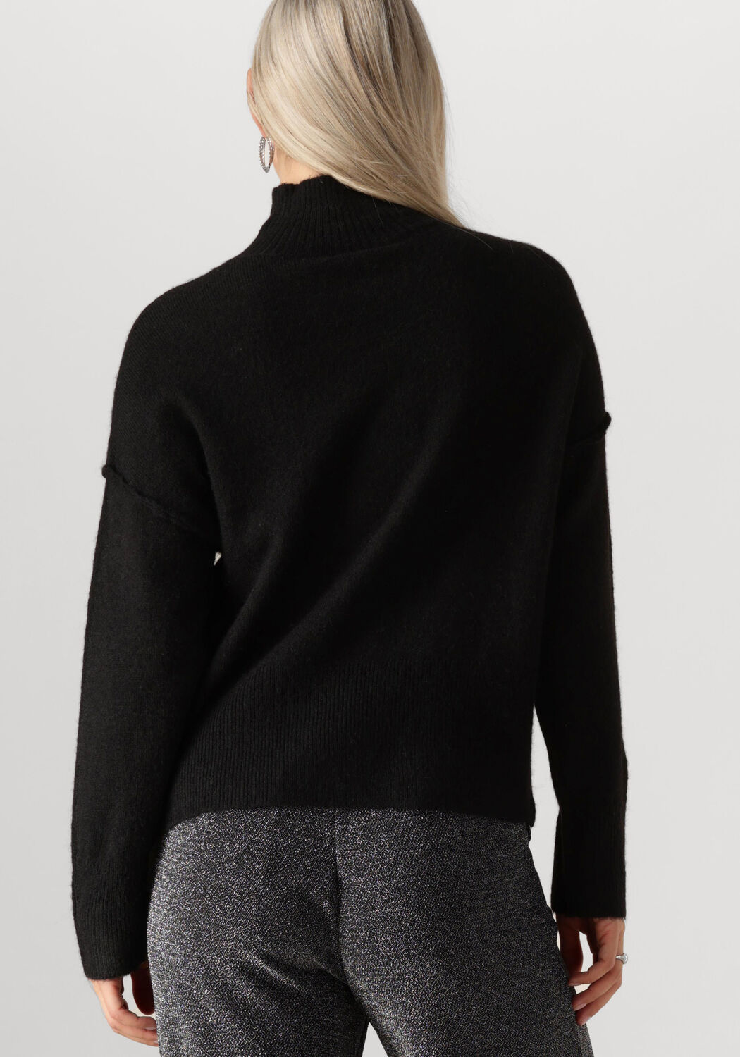 Y.A.S. Dames Truien & Vesten Yasbalis Ls High Neck Knit Zwart