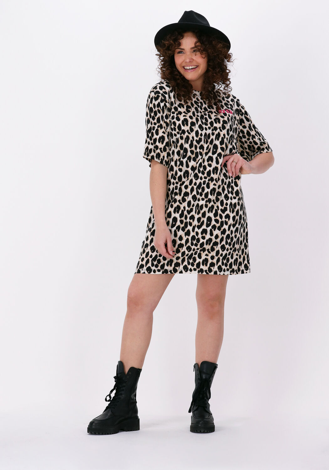 Leopard REFINED DEPARTMENT Mini jurk 