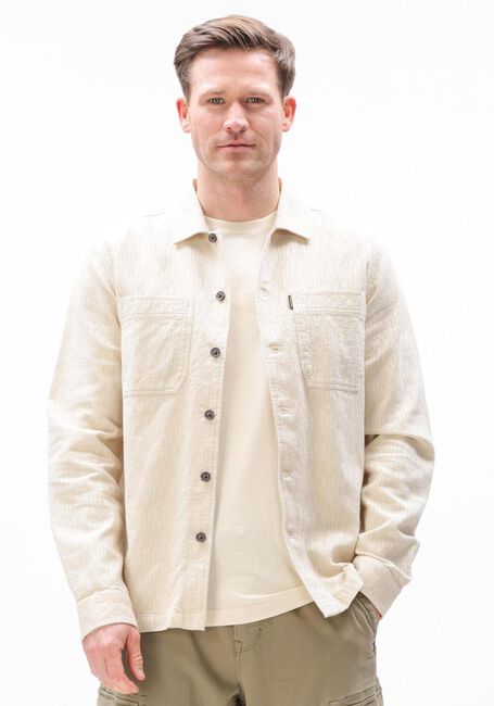 Beige PME LEGEND Overshirts THE PETE STRUCTURE DOBBY - large