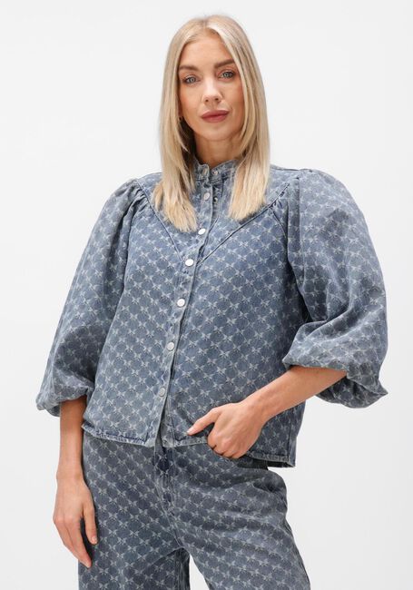 Blauwe MINUS Blouses MSSIENNE SHIRT - large