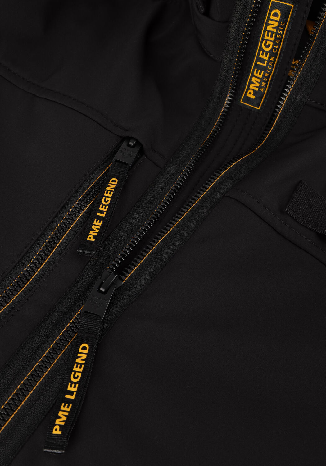 Zwarte PME LEGEND Jack SEMI LONG JACKED SUCCESSOR SOFT SHELL - large