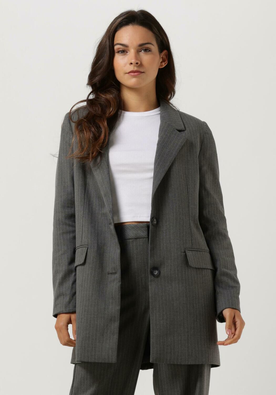 Grijs deals blazer dames