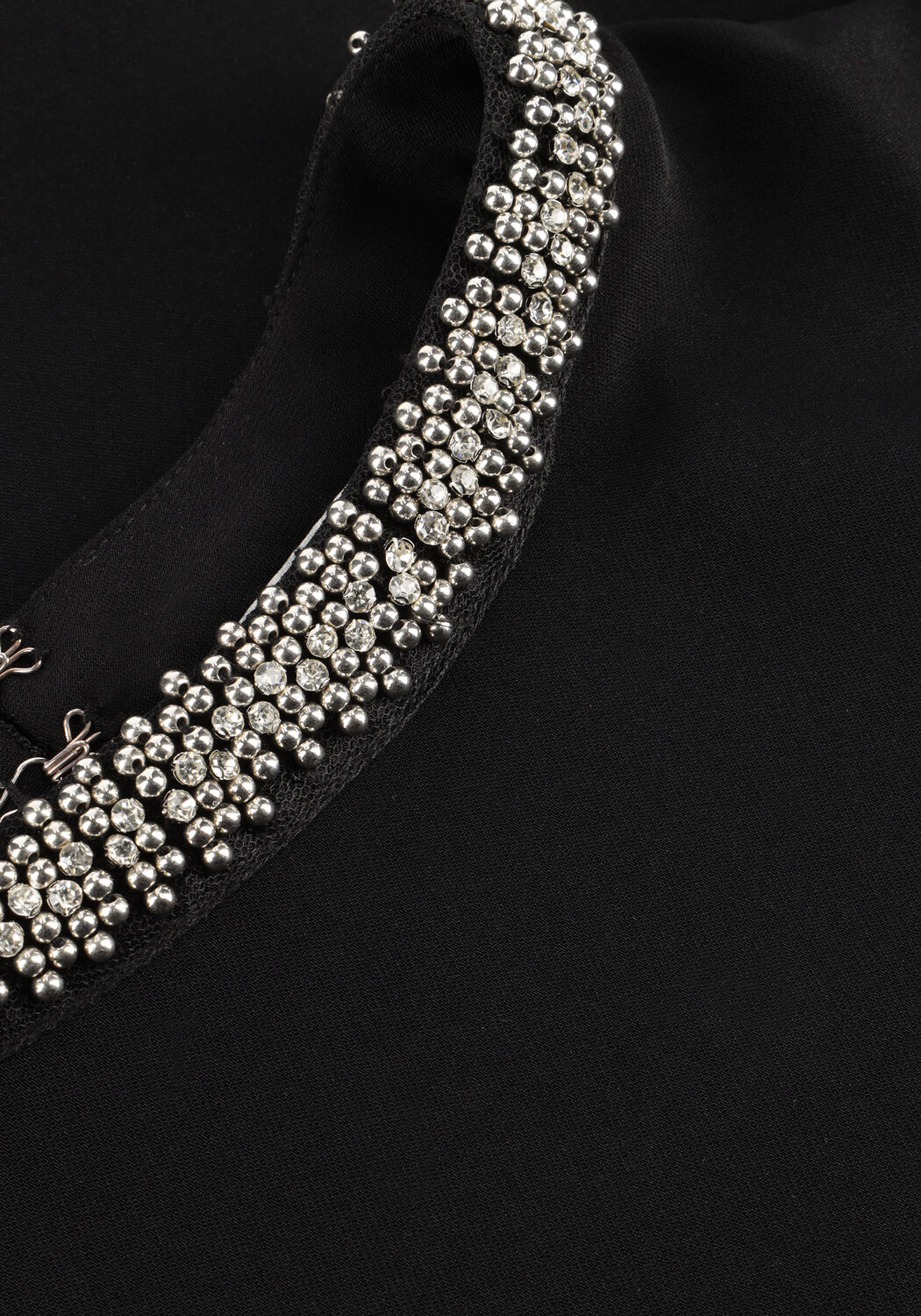 Zwarte CATWALK JUNKIE Top TOP WITH STRASS DETAIL - large