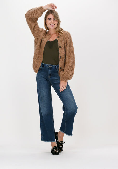 Camel BY-BAR Vest JULIE CARDIGAN - large