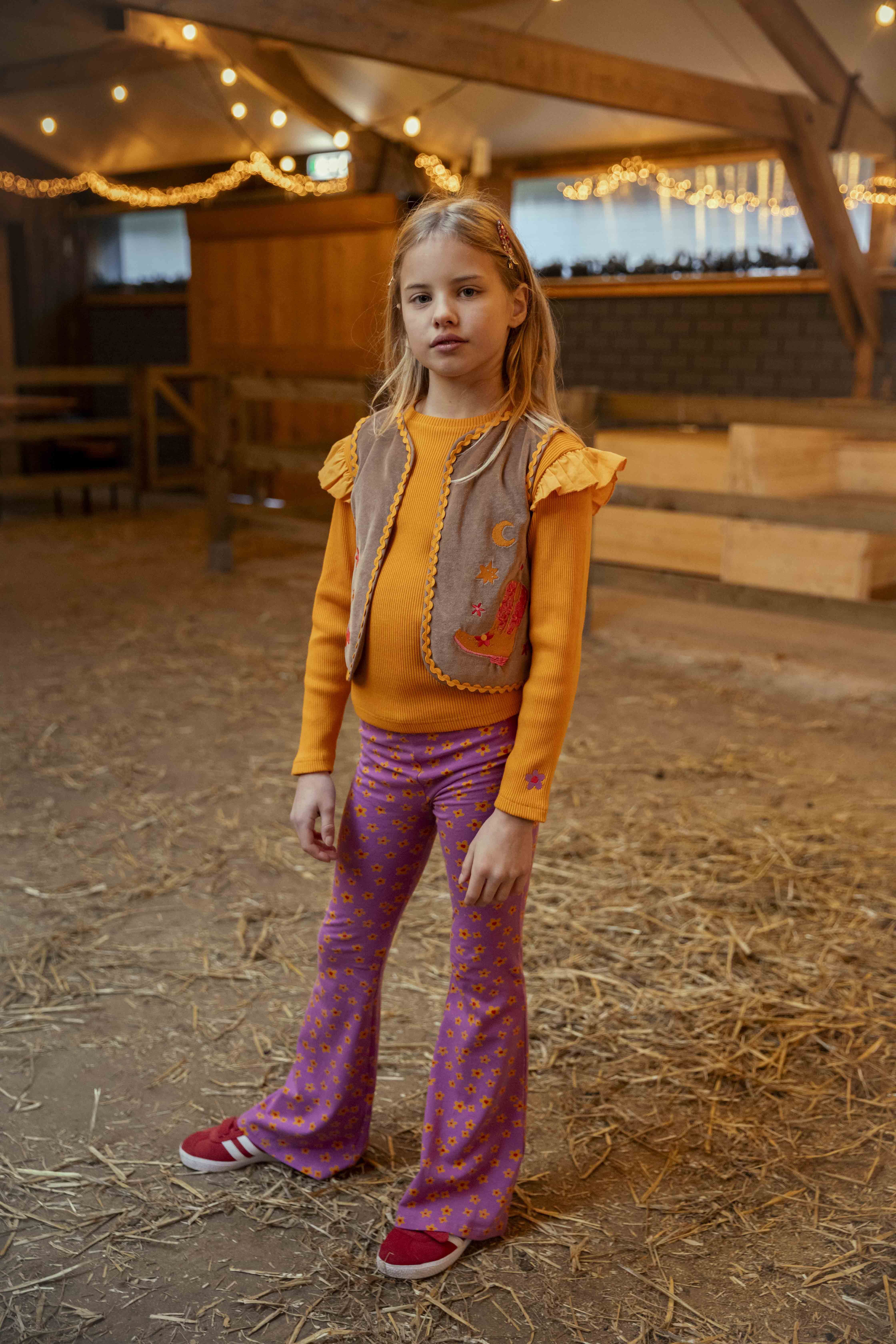 AMMEHOELA Meisjes Blazers Emmy Bruin
