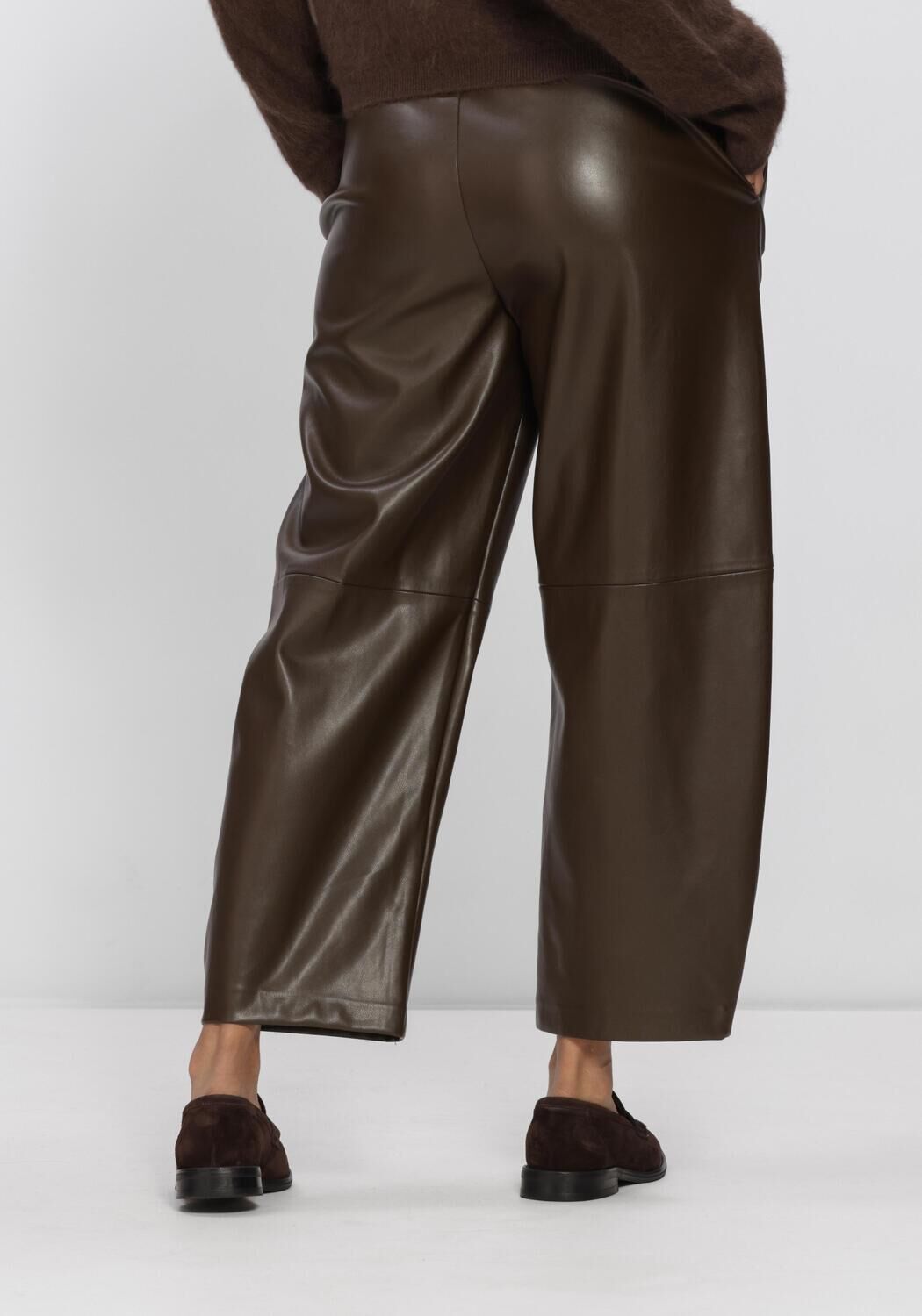 Bruine SUNCOO Wijde broek JUST - large