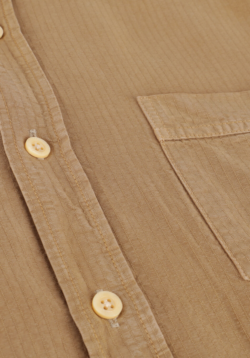 Beige FOR&Eacute;T Casual overhemd BEAM RIPSTOP SHIRT - large