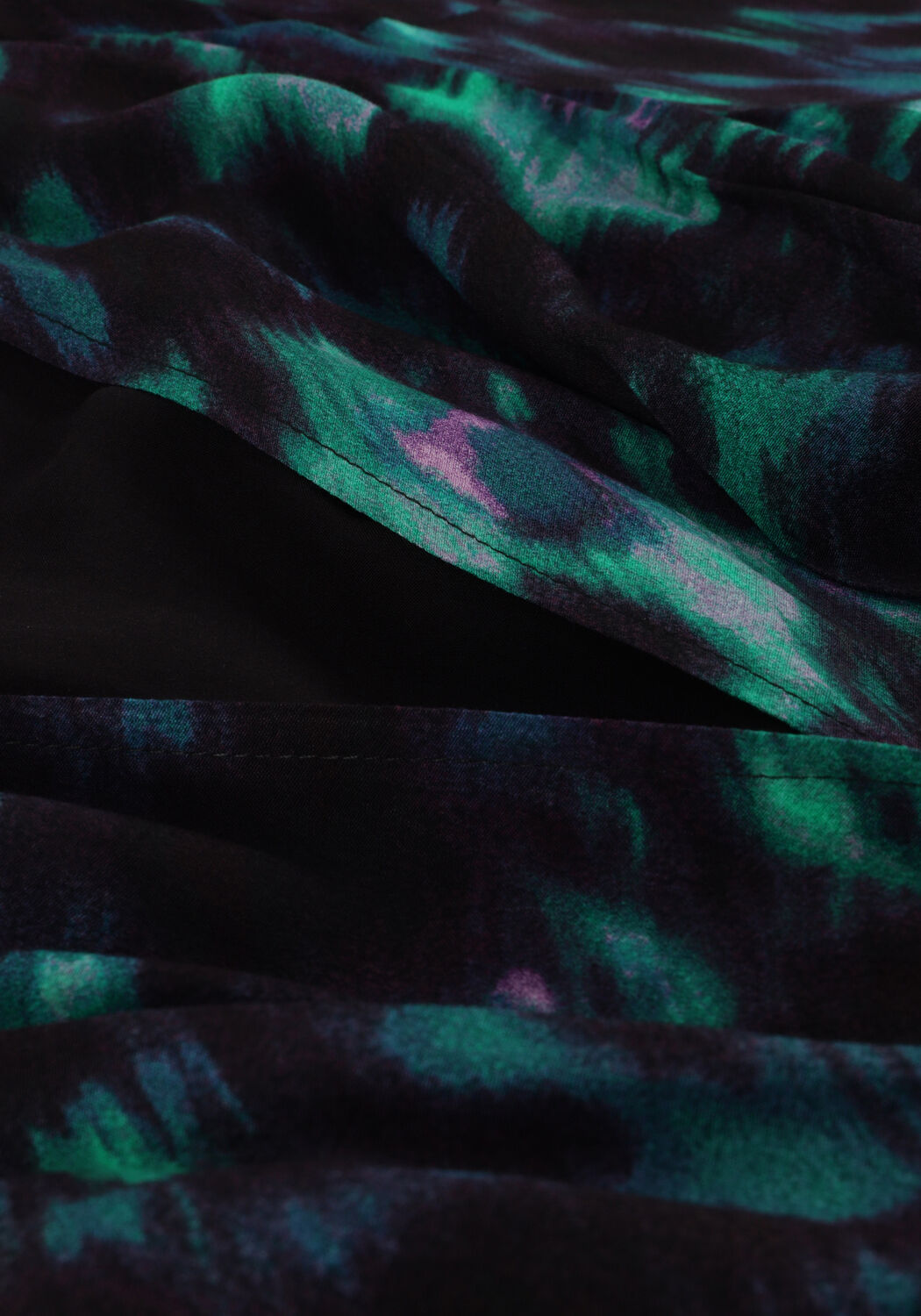 Zwarte FREEBIRD Mini jurk WV-RAINY-FLORAL-VIS-23-3 - large