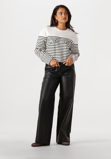 Witte ALIX THE LABEL Sweater LADIES KNITTED STRIPE SWEATER - large