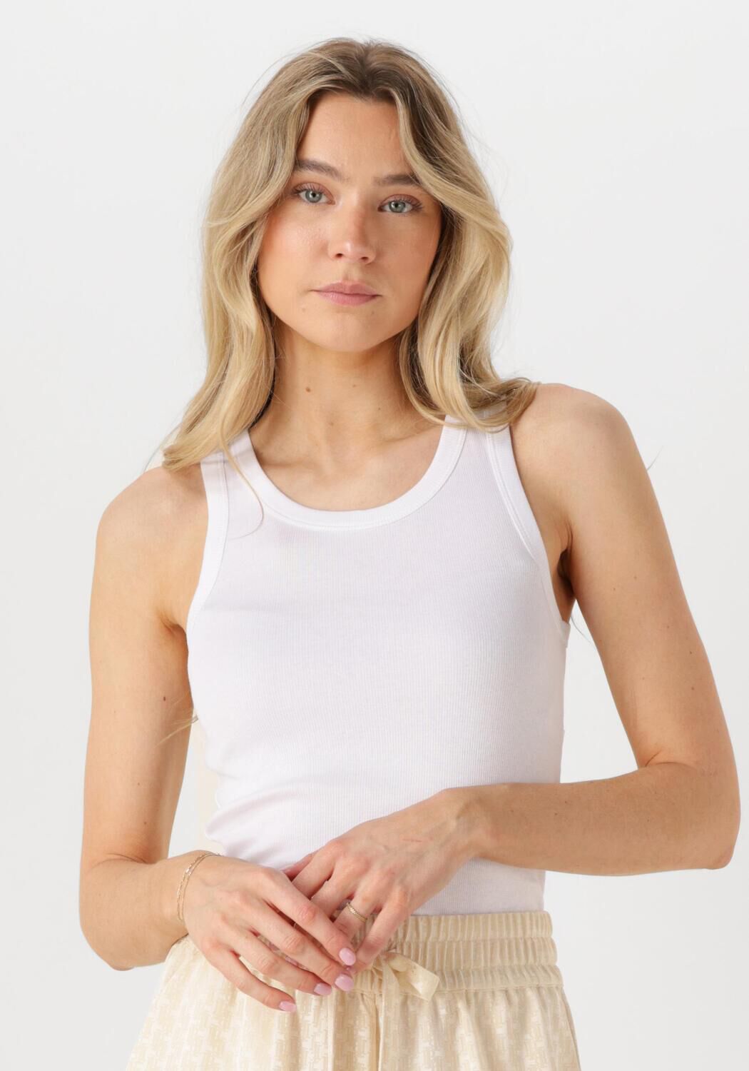 KNIT-TED Dames Tops & T-shirts Ella Wit