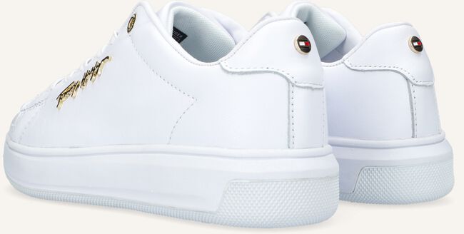 Witte TOMMY HILFIGER Lage sneakers SIGNATURE Witte TOMMY HILFIGER Lage sneakers SIGNATURE - large