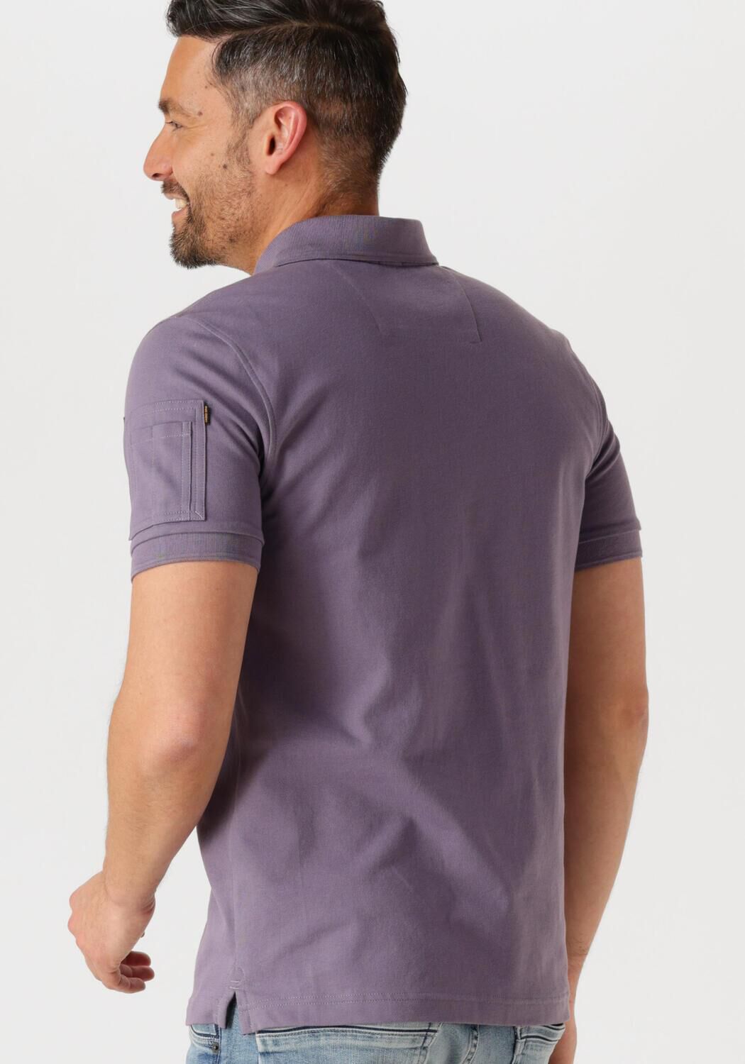 PME LEGEND Heren Polo's & T-shirts Trackway Polo Lila