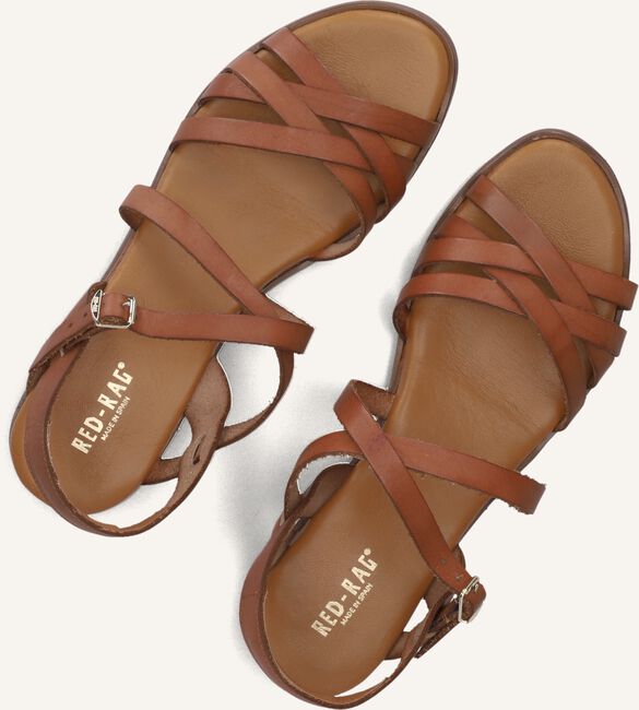 Cognac RED-RAG Sandalen 79542 TINY WEDGE Cognac RED-RAG Sandalen 79542 TINY WEDGE - large